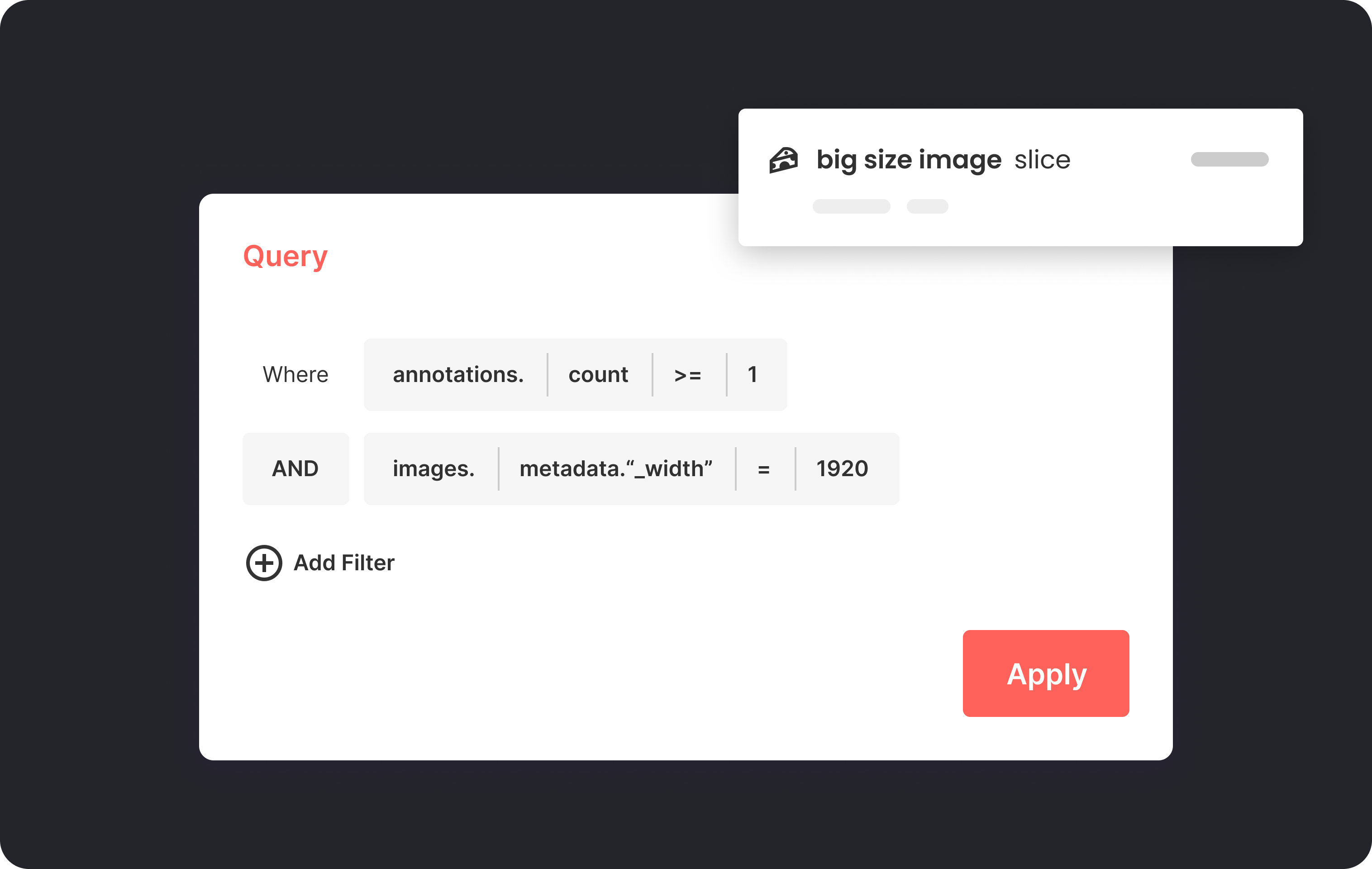 curate-Query & Slice